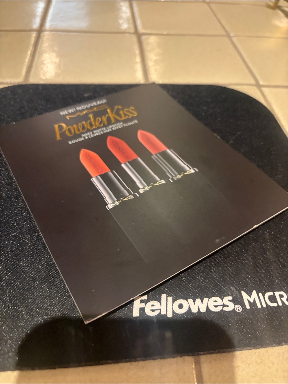 MAC Cosmetics Powder Kiss Trio Lipsticks - Red, Coral, Pink